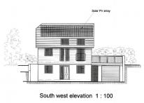 South west elevation | Drg No. 495/1 05/02/2016 South west elevation | Drg No. 495/1 05/02/2016