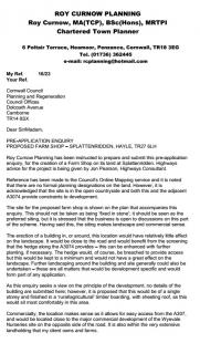 Pre-App Letter	17/06/2016