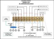 Picture 3 – Example of a Frame Junction Box wiring details Picture 3 – Example of a Frame Junction Box wiring details