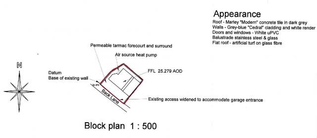 Block plan | Drg No. 495/1 05/02/2016 Block plan | Drg No. 495/1 05/02/2016