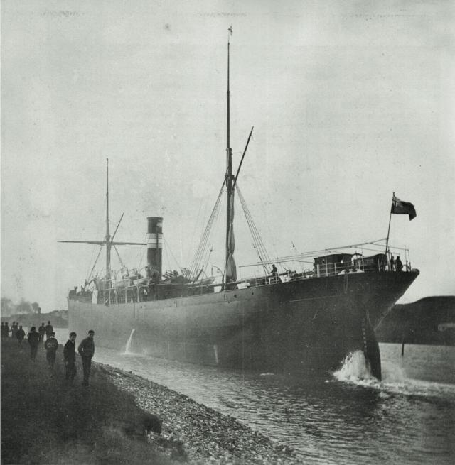 Crazy that the biggest ship built in #cornwall #SSRamleh at 3,800 tonnes was built in #hayle in 1890 Crazy that the biggest ship built in #cornwall #SSRamleh at 3,800 tonnes was built in #hayle in 1890