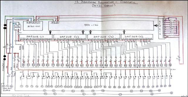 Picture 4 – Schematic circuit drawing for making the parts list and wiring the unit Picture 4 – Schematic circuit drawing for making the parts list and wiring the unit