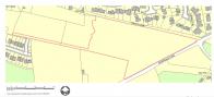 A map of the site in the planning documents