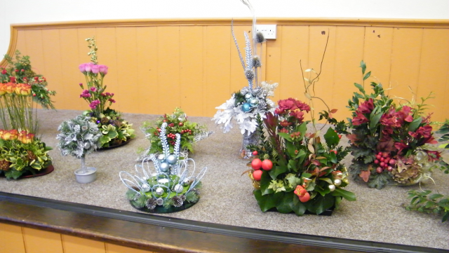 Tableau of Christmas Flower Arrangements 2012 part two Tableau of Christmas Flower Arrangements 2012 part two