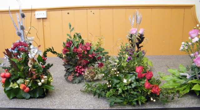 Tableau of Christmas Flower Arrangements 2012 part four Tableau of Christmas Flower Arrangements 2012 part four