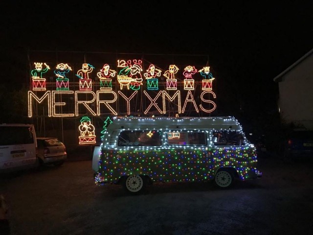 Festive VDub at Angarrack Lights Festive VDub at Angarrack Lights