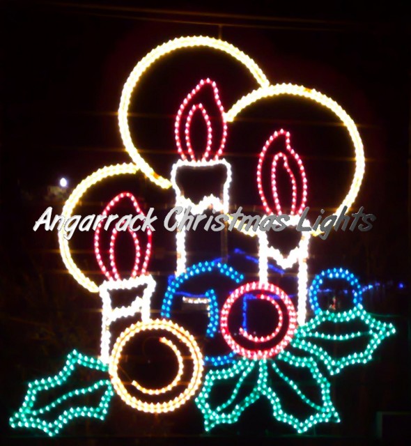 Triple Candles 2010 | Christmas Lights Triple Candles 2010 | Christmas Lights